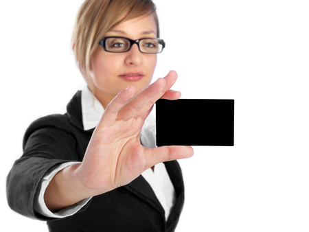 This is my business cardの写真素材