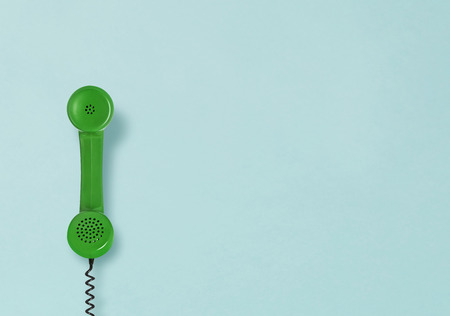 Vintage telephone receiverの写真素材