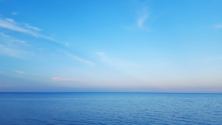 Beautiful sea horizon viewの写真素材