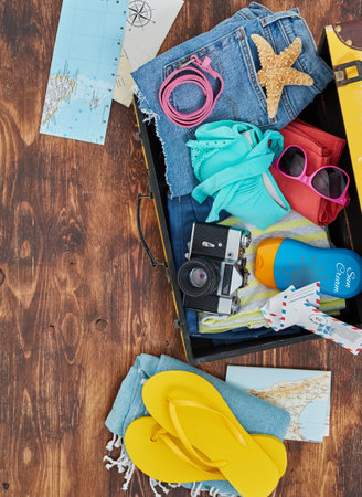 All you need for the summerの写真素材