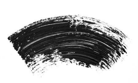 Mascara texture isolated on whiteの写真素材