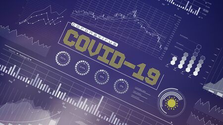 COVID-19 pandemic examination concept background
