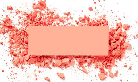 A blank paper on face powderの写真素材