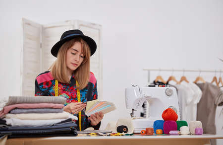 Choosing the perfect color conceptの写真素材