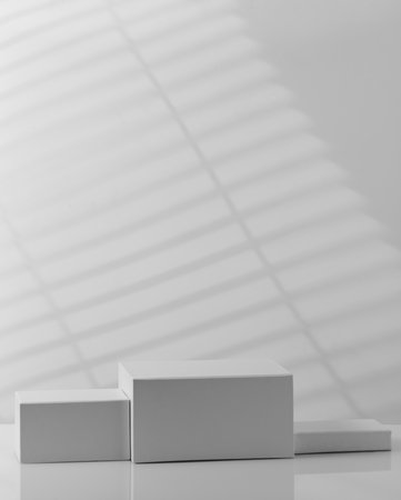 Winners podium platform for product presentationの写真素材