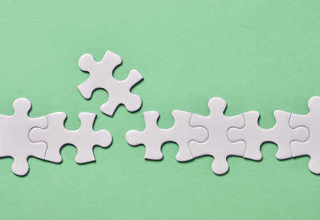 Connecting to a crowd on colorful backgroundの写真素材