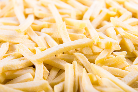 Frozen french friesの写真素材
