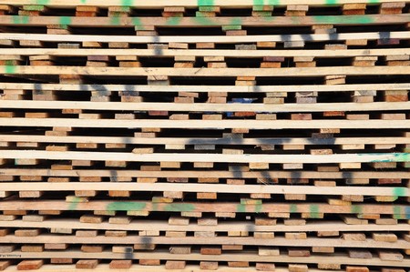 wooden pallet textureの写真素材