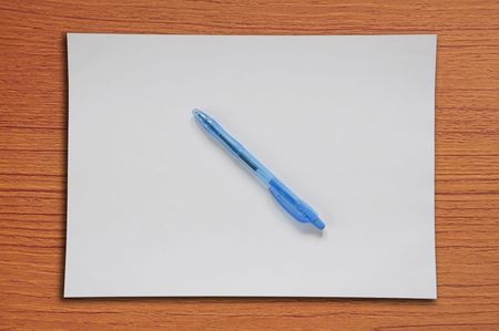 paper as wooden background