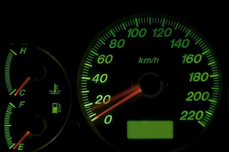 Speed meter as black background