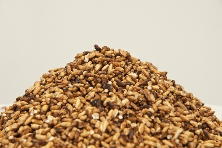 Dry fried rice backgroundの写真素材