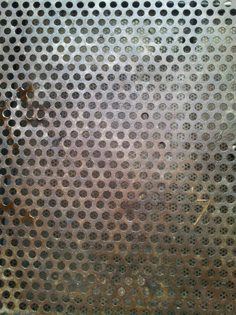 An oil stained metal trayの素材