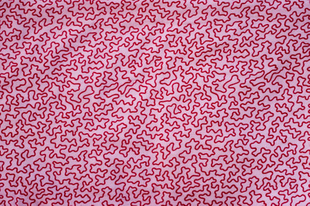 Red fabric patternの写真素材