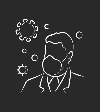 Disease prevention infographic icon sign, vector illustrationのイラスト素材