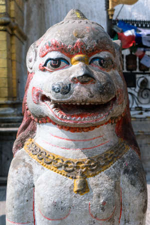 One of the statue within Swayambhunath, Kathmandu, Nepal