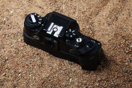 abandonedfilm cameraの写真素材