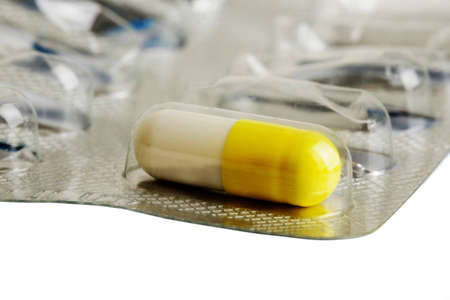 medicine pills macro shotの写真素材
