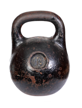 old gymnastic weightの写真素材