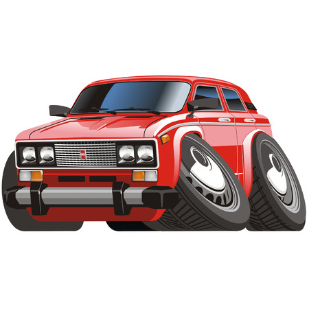 Vector cartoon carのイラスト素材