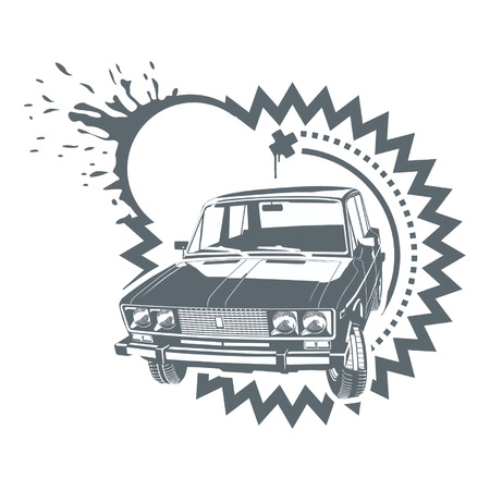 Vector car simbol 2のイラスト素材