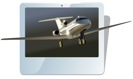  business jetのイラスト素材