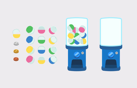 Back to school. Students holding school stationery. Sketchy background with hand drawn school supplies. Template for design. Funny cartoon characters.のイラスト素材