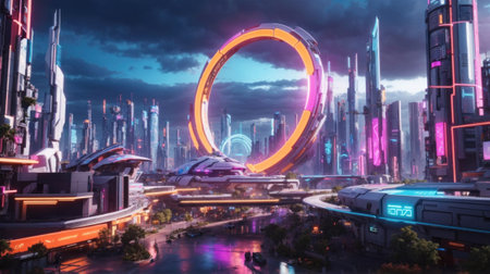 Future cityの素材
