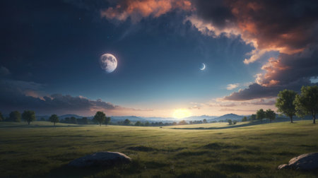 Fantasy landscapeの素材