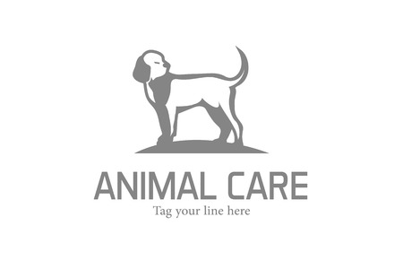 Dog logoのイラスト素材