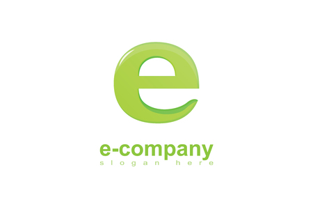 Letter E logoのイラスト素材