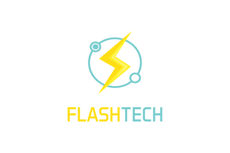 Flash tech logoのイラスト素材