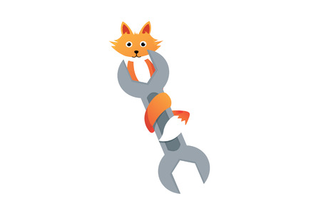 Repair fox agency logoのイラスト素材