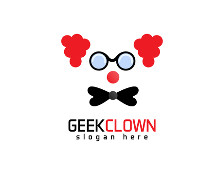 Geek Clown logoのイラスト素材