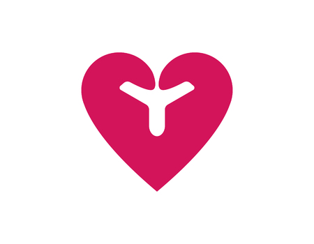 Love travel logoのイラスト素材
