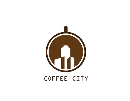 coffee city logoのイラスト素材