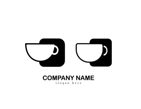 coffee sign logoのイラスト素材