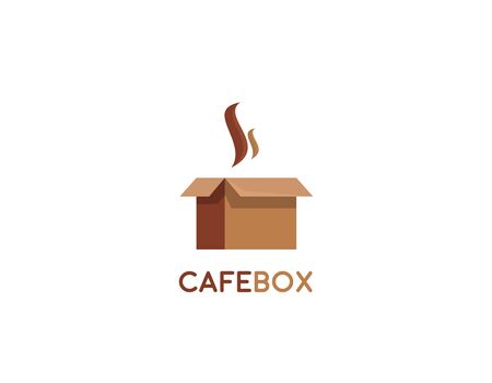 Cafe Box  designのイラスト素材