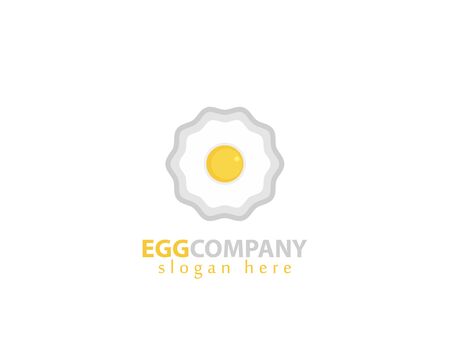White Vector background with beautiful fried eggのイラスト素材