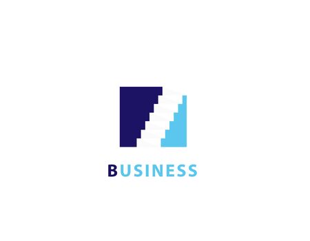Stairs Business logoのイラスト素材