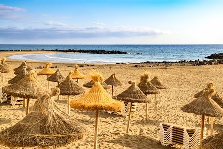 Sea and Beach view at Tenerife island, Spainの写真素材