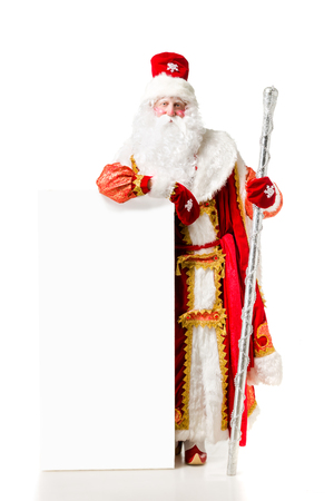 Santa Claus isolated on white background.の写真素材