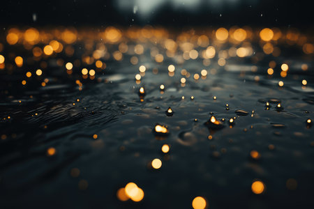 An explosion of yellow powder on a black background. Background