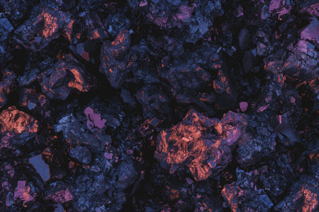 Abstract Crystal Texture in Vivid Colors