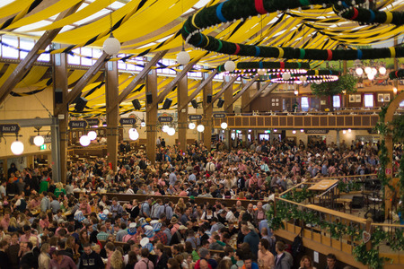 Oktoberfest pavilionのeditorial素材