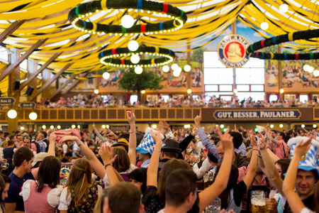 oktoberfest partyのeditorial素材