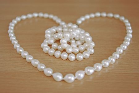 Pearls necklace の写真素材