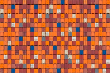 Large pattern of colorful cargo shipping containers - Stock Image ...