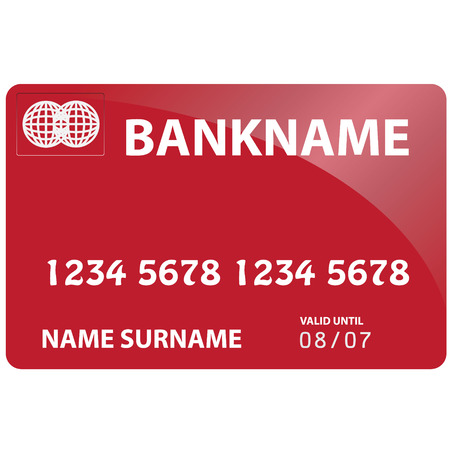 Bank credit cardのイラスト素材