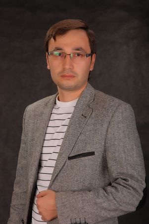 Businessman with glassの写真素材