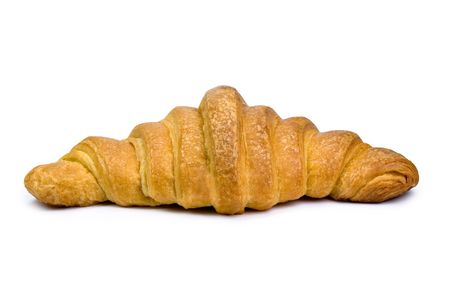 Croissant isolated on white.の写真素材